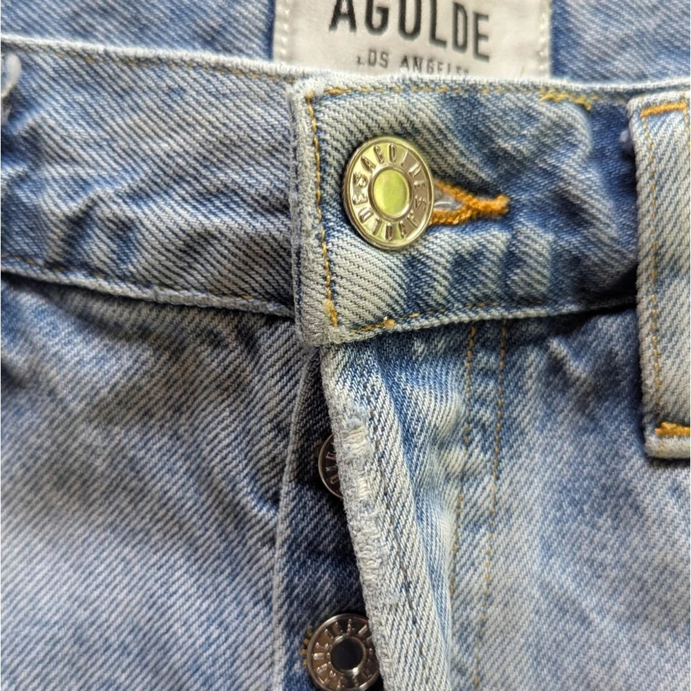 AGOLDE Parker Vintage Cut Off Jean Short High Waist Women's Sz 28 Swapmeet